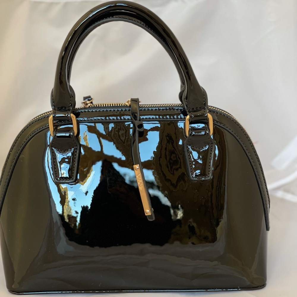 BCBG Paris Patent Leather Bag